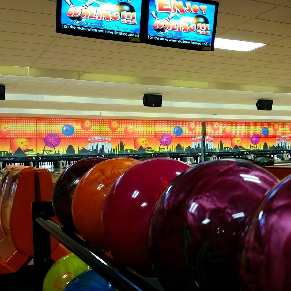 bowling balls